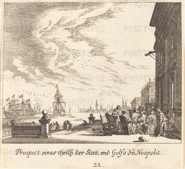 View of Gulf of Naples, 1681.