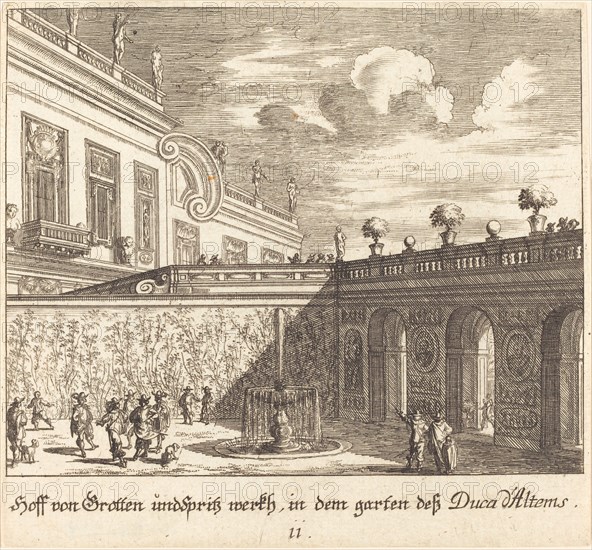 Garden, Duke d'Altems, 1681.