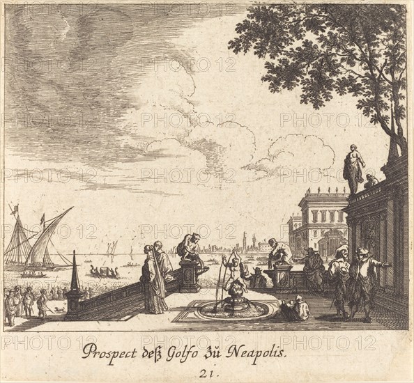 View of Gulf of Naples, 1681.