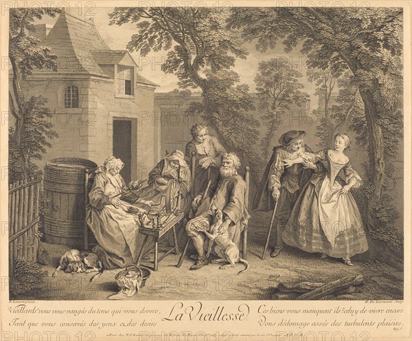 La vieillesse, 1735.