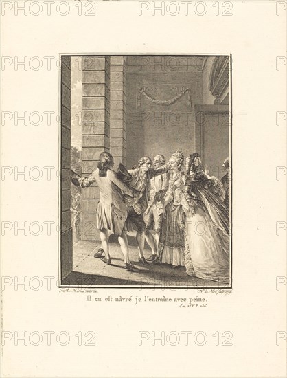 Il en est nâvré, je l'entraine avec peine, 1779.