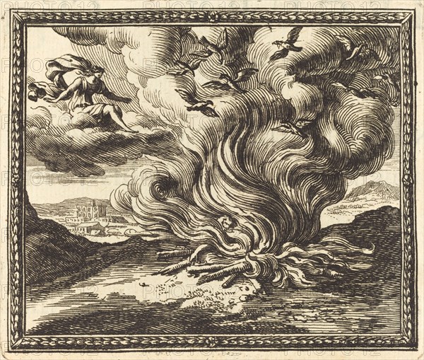 Funeral Pyre of Memnon, published 1676.