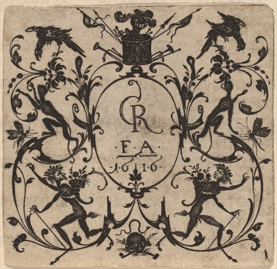 Ornament with Grotesque, 1616.