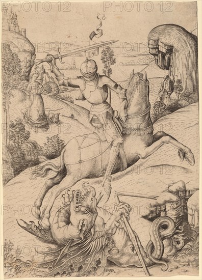 Saint George and the Dragon, c. 1480/1490.