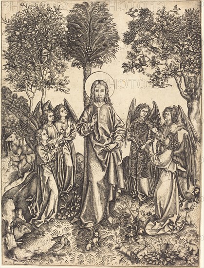 Christ in the Wilderness Served by Angels, c. 1480/1490.