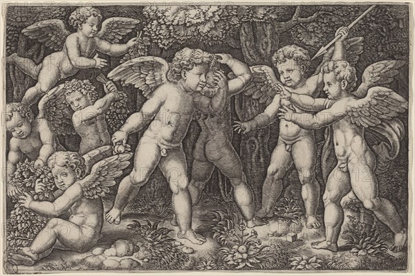 Putti Playing.