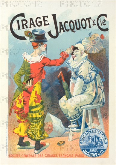 Affiche pour le "Cirage Jacquot et Cie"., c1897. [Publisher: Imprimerie Chaix; Place: Paris]