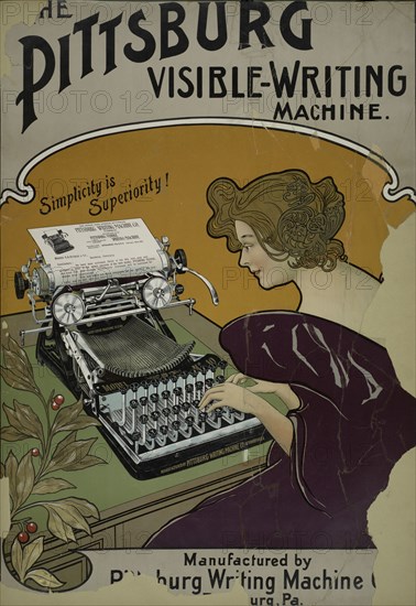 The Pittsburg [sic] visible-writing machine, c1895 - 1917.