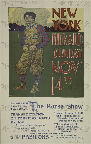 New York herald. Sunday Nov 14th, c1893 - 1897.