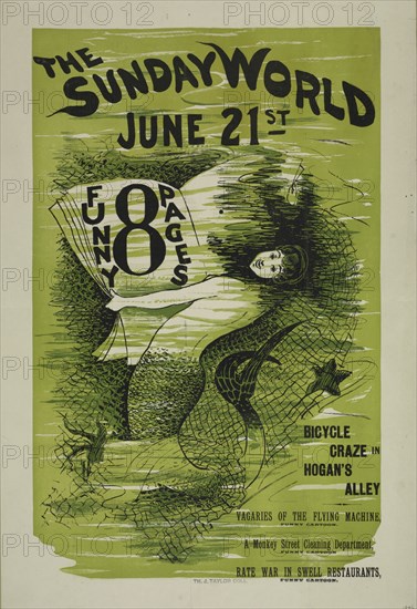 The Sunday world. June 21st, c1893 - 1897.