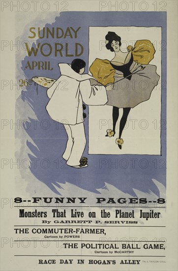 Sunday world. April 26th. 1896, c1893 - 1897.