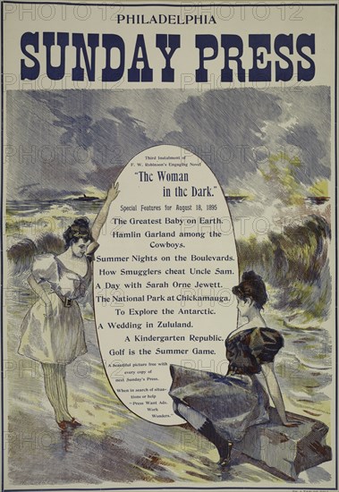 Philadelphia Sunday press. August 18, 1895, c1893 - 1897.