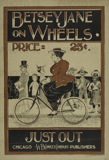 Betsy Jane on wheels, c1895 - 1911. Originally published: 1895