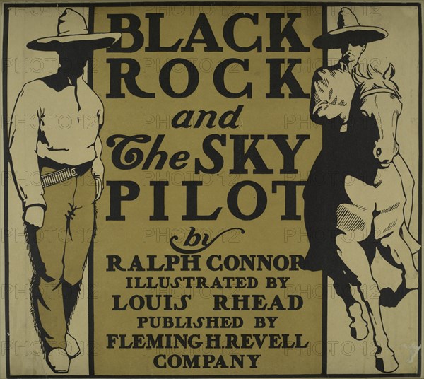 Black rock and the sky pilot, c1895 - 1911. Originally published: 1900.