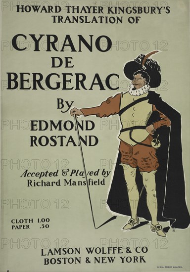 Cyrano de Bergerac, c1895 - 1911. Published: 1907