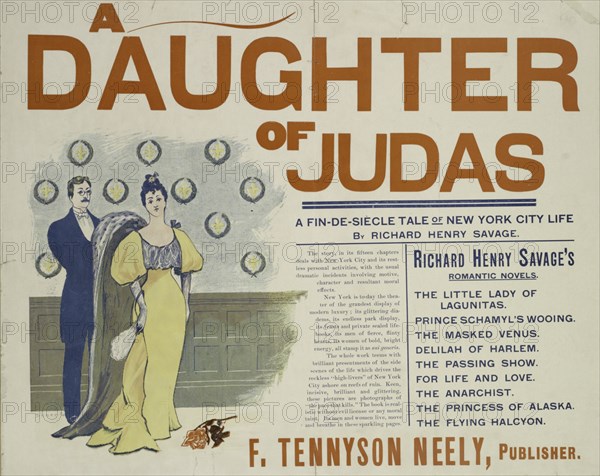 A daughter of Judas, c1895 - 1911. Published: 1894
