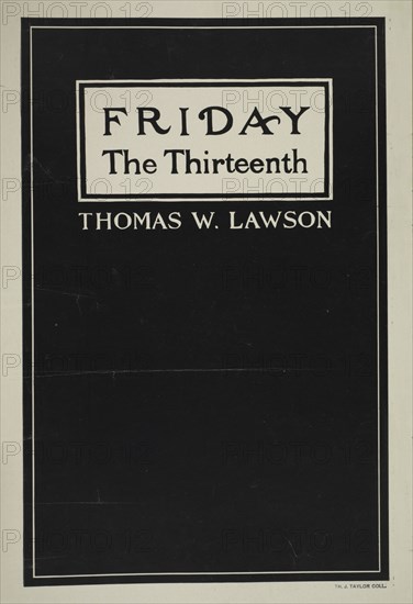 Friday the thirteenth, c1895 - 1911.