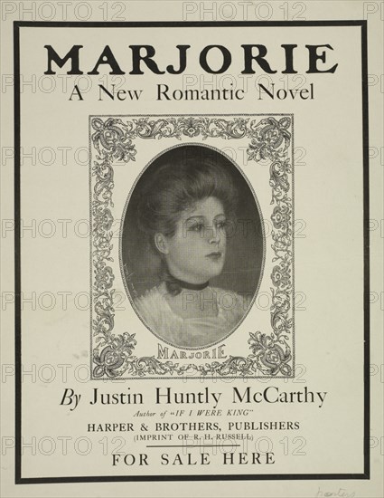 Marjorie a new romantic novel, c1895 - 1911. Published: 1903