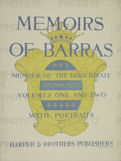 Memoirs of Barras, c1895 - 1911. Published: 1896