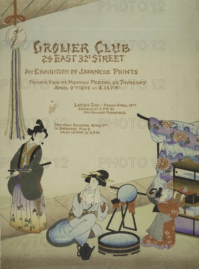 Grolier club. [..] An exhibition of Japanese prints., c1896.