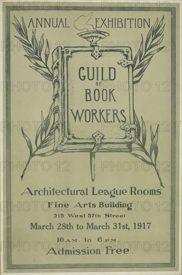 Annual exhibition. Guild of book workers, c1917.