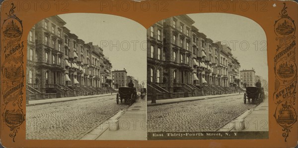 East 34th Street, N.Y., c1850-1930.   Additional Title(s): America illustrated, stereographs of New York City.