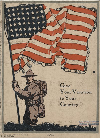 Give your vacation to your country, 1916.