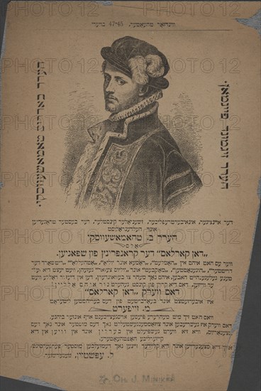 Don karlos, c1894. [Publisher: Windsor Theatre; Place: New York]