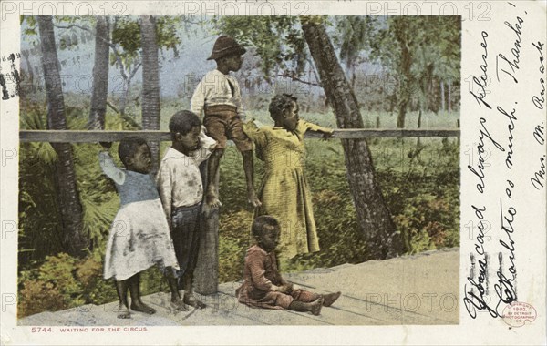 Waiting for the Circus, 1900 - 1902.