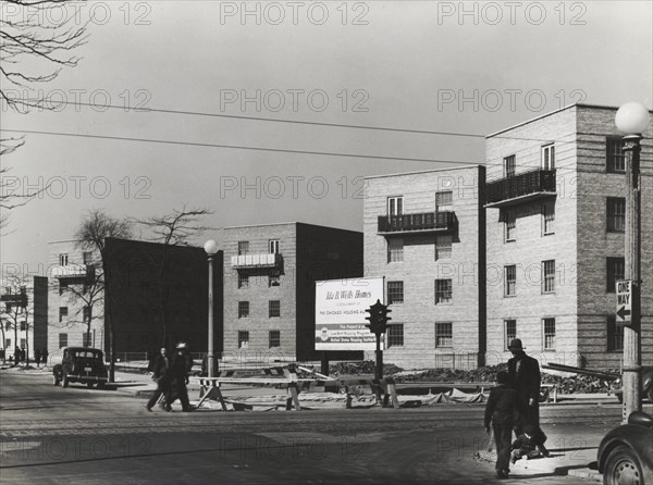 Ida B. Wells Housing Project for Negroes, Chicago, Illinois, April 1941.