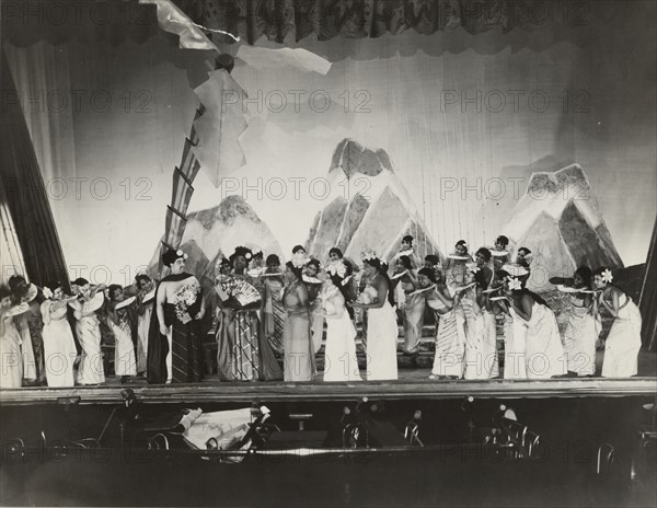 Lewis White, William Franklin, Frankie Fambro, Gladys Boucree, and Mabel Carter, 1938.