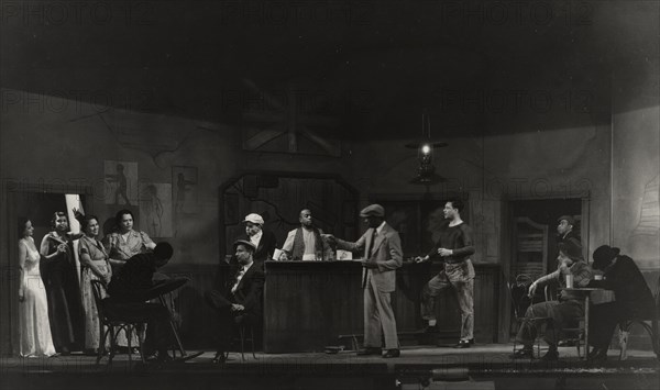 Bar scene with women standing, 1935-1939.