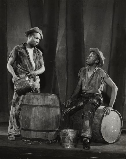 Gus Smith and Louis Sharp as Forty-Four and Shine Sommers, 1936.