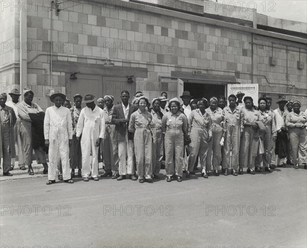 African American women in industry, ca.1939 - 1945.
