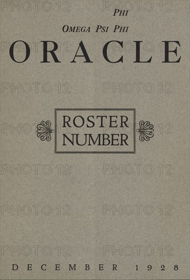 The Oracle, no. 4, 1928.