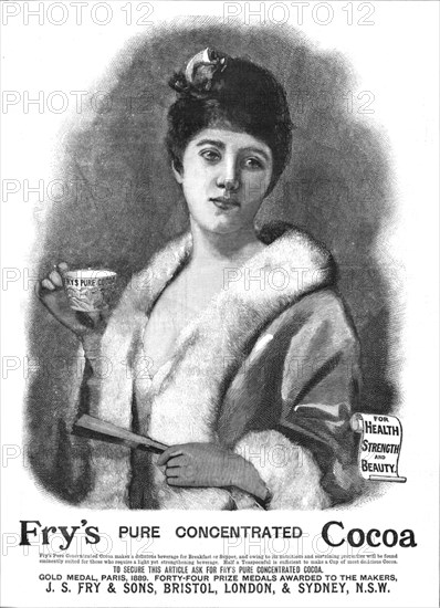 ''Fry's Pure Concentrated Cocoa', 1890. Creator: Unknown.