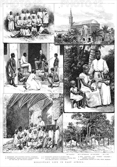 ''Missionary Life in East Africa', 1890. Creator: Unknown.