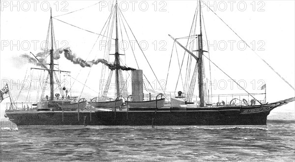 ''H.M. Cruiser "Serpent" Lost off Cape Villano, Spain', 1890. Creator: Unknown.