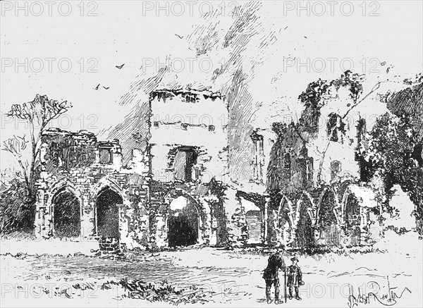 ''Richmond, Yorkshire and the Surrounding Neighbourhood; Easby Abbey', 1890. Creator: Unknown.