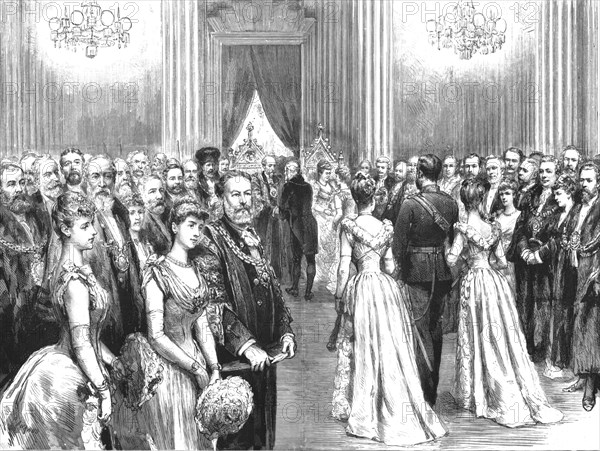 ''The Ball at the Mansion House, Given by the Lord Mayor to the Mayor's and Provost's of the United Creator: Unknown.