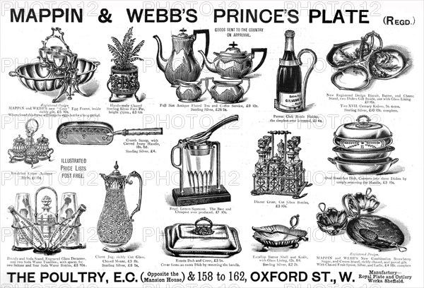 ''Mappin & Webb's Prince's Plate', 1891.