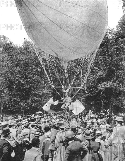 ''Professor Myers' Air Bicycle', 1891. Creator: Unknown.