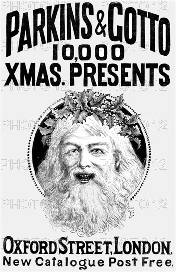 ''Parkins and Gotto, 10,000 Xmas Presents', 1891. Creator: Unknown.