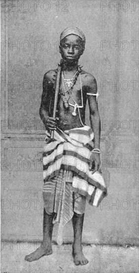 ''Fascinu, Son of Gbehanzi, King of Dahomey', 1891. Creator: Unknown.