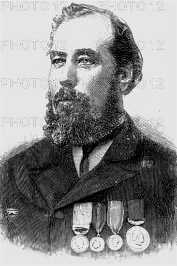 ''The Late Isaac Jarman, Coxwain of the Ramsgate Life-Boat', 1891. Creator: Unknown.