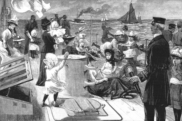 ''The Naval Manoeuvres; Visiting Day - An Invasion of a Man-of-War', 1891. Creator: Unknown.