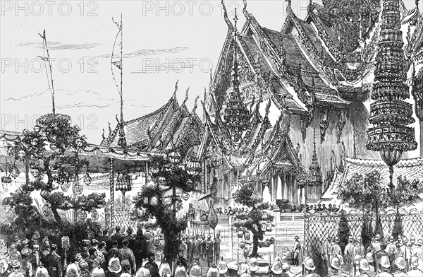 'The Royal Family of Siam, Siam and the Siamese; The Royal Pavilion', 1891. Creator: Unknown.