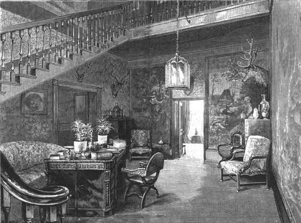 ''The home of TRH Prince and Princess Christian, The Hall, Cumberland Lodge', 1891. Creator: Unknown.