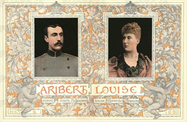 'HRH Princess Louise of Schleswig-Holstein, married to HSH Prince Aribert of Anhalt, 1891'. Creator: Unknown.