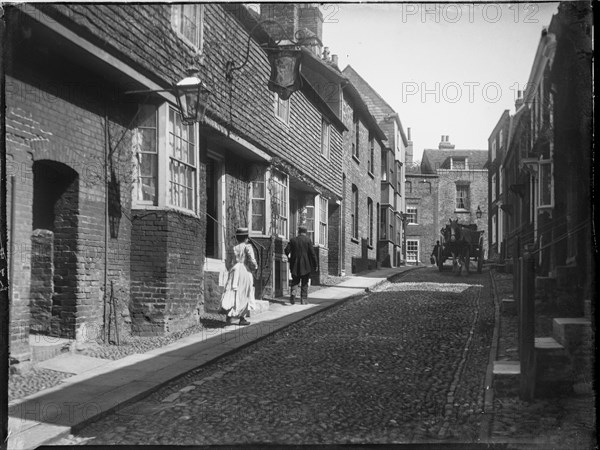 Mermaid Street, Rye, Rother, East Sussex, 1905. Creator: Katherine Jean Macfee.